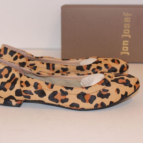 NWT Anthropologie Jon Josef Maya Leopard Comb Loafers Flats size 5 - Picture 2 of 11